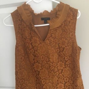 Jcrew lace tank top